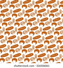 A bread pattern in brown color.