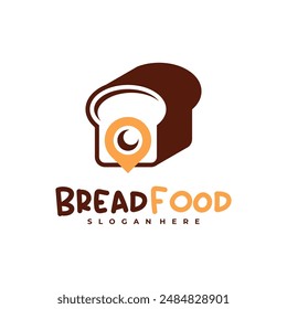 Bread Point logo vector template, Creative Bread logo design concepts