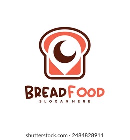 Bread Point logo vector template, Creative Bread logo design concepts