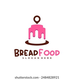 Bread Point logo vector template, Creative Bread logo design concepts