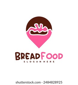 Bread Point logo vector template, Creative Bread logo design concepts