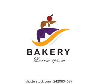 bread premium celebration bakery shop logo icon symbol design template illustration inspiration