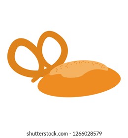 Bread and pretzel food