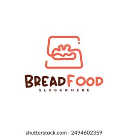 Bread with S logo vector template, Creative Bread logo design concepts