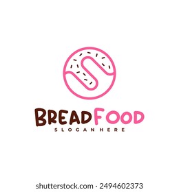 Bread with S logo vector template, Creative Bread logo design concepts