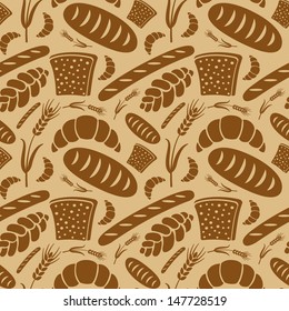 Bread Seamless Pattern