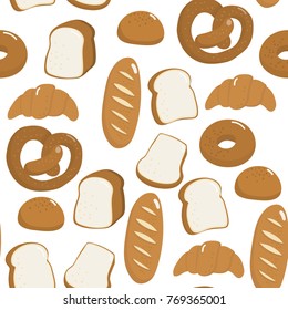 bread seamless pattern