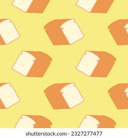 bread seamless pattern vector illustration