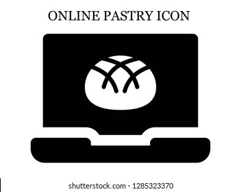 Bread search icon. Editable Bread search icon for web or mobile.
