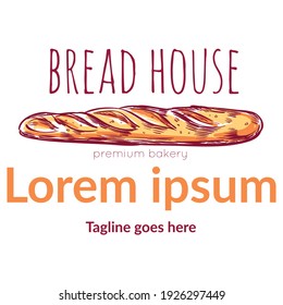 The Bread Shop Logo Design Vector Absreact Logo Bread Shop For Branding A Bread Shop