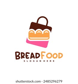 Bread Shop logo vector template, Creative Shop Bread logo design concepts