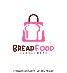 Bread Shop logo vector template, Creative Shop Bread logo design concepts