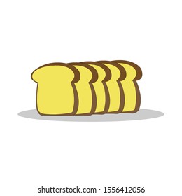 Bread simple illustration clip art vector
