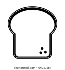 bread slice icon image 