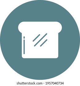 Bread Slice icon vector image. Can also be used for food and drinks. Suitable for use on web apps, mobile apps and print media.