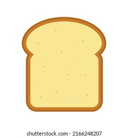 bread slice vector illustration logo icon