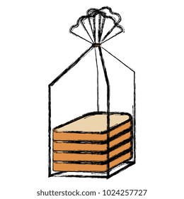 bread sliced bag icon