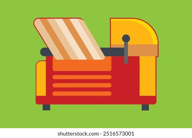 Ilustração de arte vetorial de Bread Slicer.