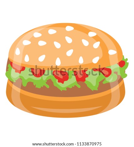 Similar – Image, Stock Photo Sandwich with veggies and ham on colorful background