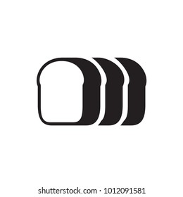 bread slices icon illustration isolated vector sign symbol