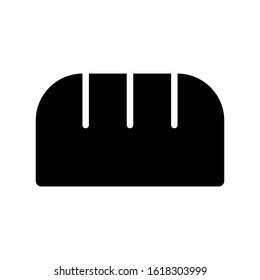Bread slices icon illustration isolated vector sign symbol