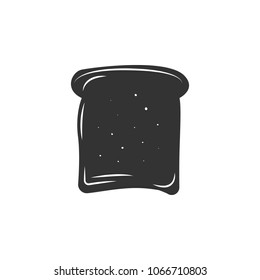 Bread slices icon. Simple element illustration. Bread slices symbol design template. Can be used for web and mobile on white background