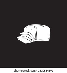 Bread slices icon. Simple element illustration. Bread slices symbol design template. Can be used for web and mobile