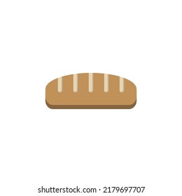 bread stick icon flat style design. bread stick icon vector illustration. isolated on white background.