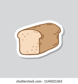 bread sticker doodle icon