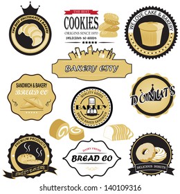 bread Sticker and icon set 03