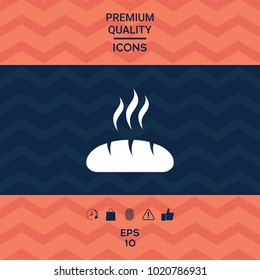 Bread symbol icon