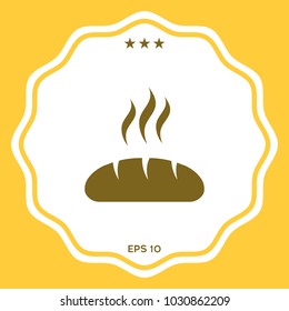 Bread symbol icon