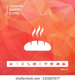 Bread symbol icon
