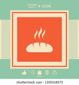 Bread symbol icon