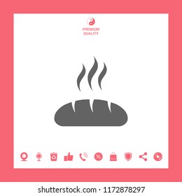 Bread symbol icon
