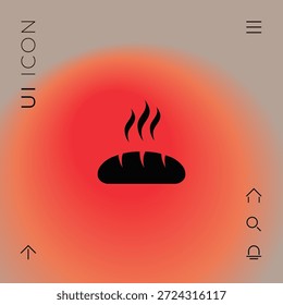 Bread symbol icon. Element for your design