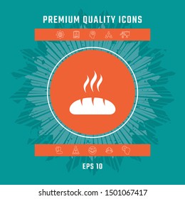 Bread symbol icon. Graphic elements for your design