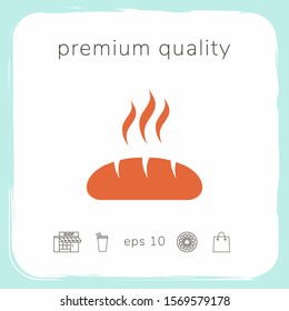 Bread symbol icon. Graphic elements for your design