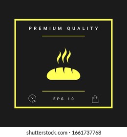 Bread symbol icon. Graphic elements for your design