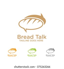 Bread Talk logo, Bread Icon.