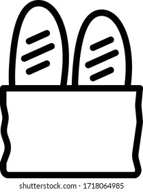 bread toast icon vector illustration food and restaurant