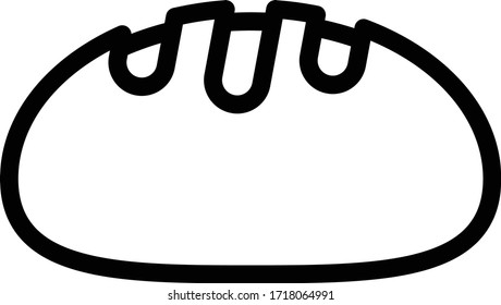 bread toast icon vector illustration food and restaurant