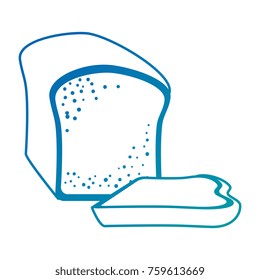 bread toast isolated icon