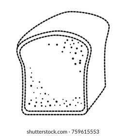 bread toast isolated icon