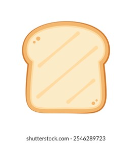 Bread toast logo icon vector illustration. Bread isolated on white background.