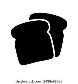 Bread toast for sandwich. Slices of toast. Breakfast. Vector illustration