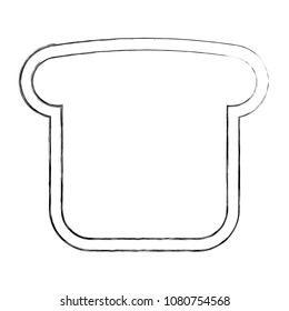 bread toast slice kawaii character
