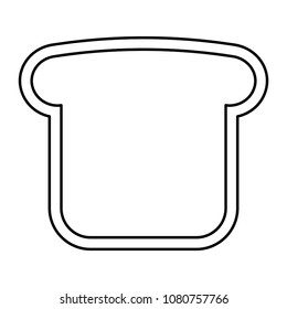 bread toast slice kawaii character