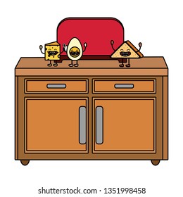 bread toaster cartoon