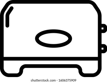 Bread toaster home electronic icon